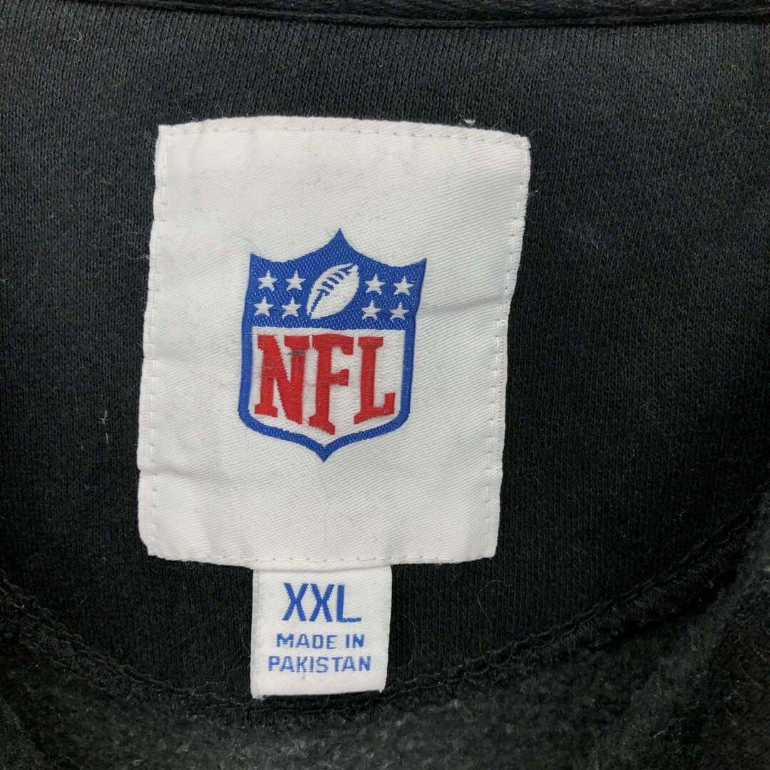 古着 NFL PITTSBURGH STEELERS ピッツバーグ スティーラーズ スウェットフルジップパーカー メンズXXL /eaa420342 メンズのトップス(スウェット)の商品写真