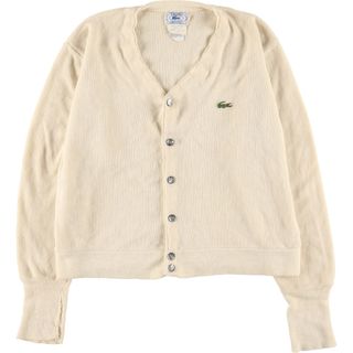 ラコステ(LACOSTE)の古着 80年代 ラコステ LACOSTE IZOD アクリルニットカーディガン USA製 メンズM ヴィンテージ /eaa420146(カーディガン)