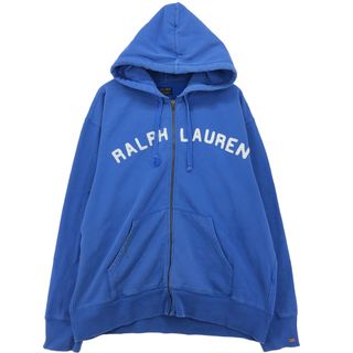 ラルフローレン(Ralph Lauren)の古着 00年代 ラルフローレン Ralph Lauren POLO RALPH LAUREN スウェットフルジップパーカー メンズXL /eaa420340(スウェット)