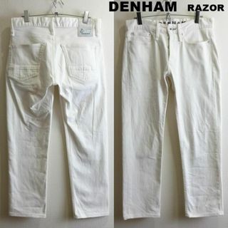 デンハム(DENHAM)のDENHAM　RAZOR　W79cm　スリムフィットデニム　ストレッチ　ホワイト(デニム/ジーンズ)