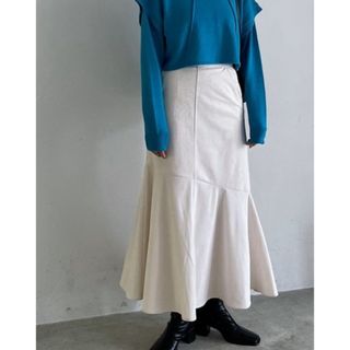 ページボーイ(PAGEBOY)のPAGEBOY ページボーイ　コールテンマーメイドスカート　未使用品(ロングスカート)