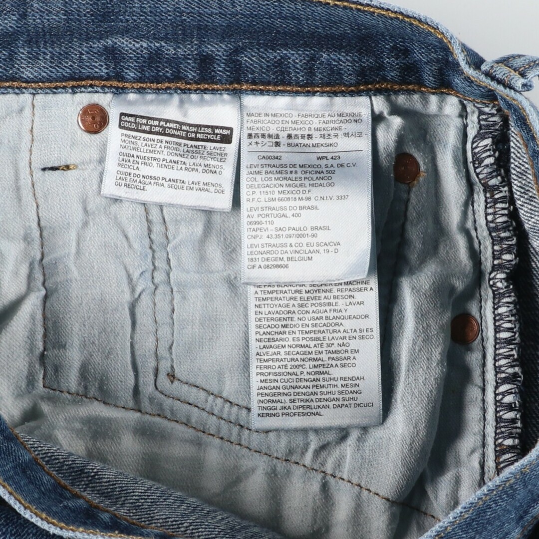 古着 リーバイス Levi's 501 ストレートデニムパンツ メンズw34 /eaa415039