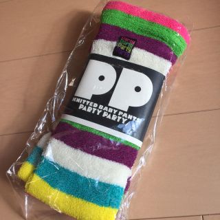 パーティーパーティー(PARTYPARTY)の 【値下げ】PARTYPARTY レッグウォーマー 80〜90㎝ 新品未使用 (その他)