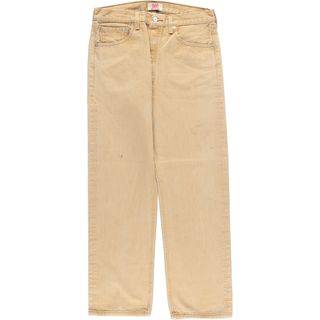 リーバイス(Levi's)の古着 リーバイス Levi's リーバイス501 STRAIGHT LEG BUTTON-FLY ストレートデニムパンツ メンズw32 /eaa415038(デニム/ジーンズ)