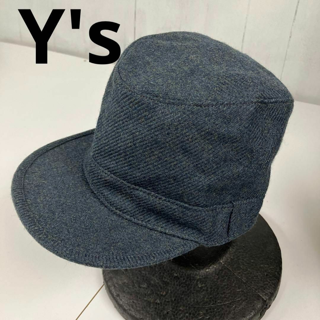 Y's(ワイズ)のY's ワイズ　ヨージヤマモト　キャップ　オールド　古着　ウール メンズの帽子(キャップ)の商品写真