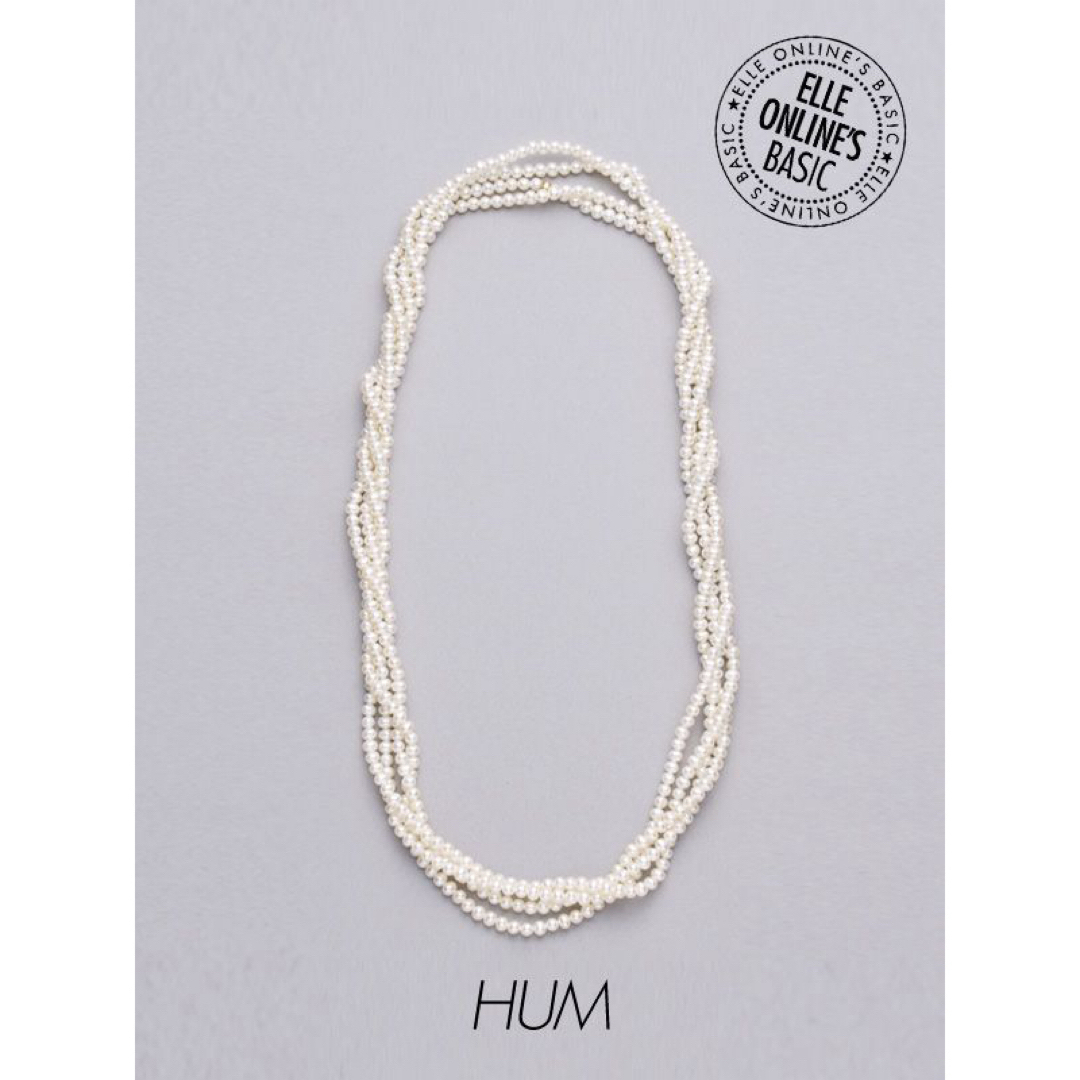 HUM(ハム)のhum HUM ハム パールロングネックレス レディースのアクセサリー(ネックレス)の商品写真