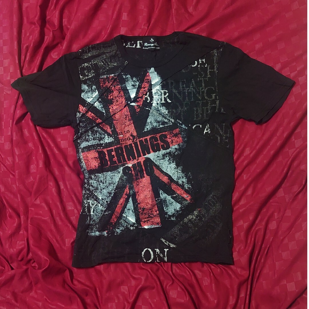 Bernings Sho(バーニングスショー)のユニオンジャック　半袖Tシャツ メンズのトップス(Tシャツ/カットソー(半袖/袖なし))の商品写真