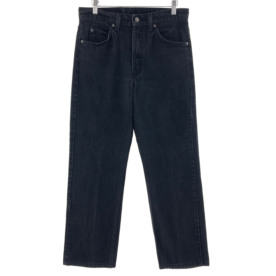 Levi's(リーバイス)の古着 90年代 リーバイス Levi's 505 REGULAR FIT STRAIGHT LEG ブラックデニム テーパードデニムパンツ USA製 メンズw30 ヴィンテージ /eaa381109 メンズのパンツ(デニム/ジーンズ)の商品写真