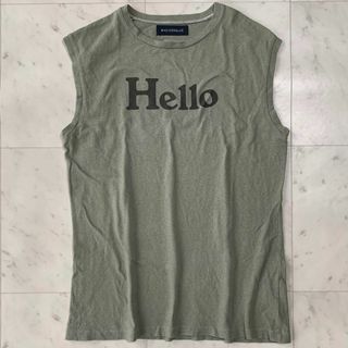 マディソンブルー(MADISONBLUE)のマディソンブルー  Hello ハロー Tシャツ　ノースリーブカットソー　02(Tシャツ(半袖/袖なし))