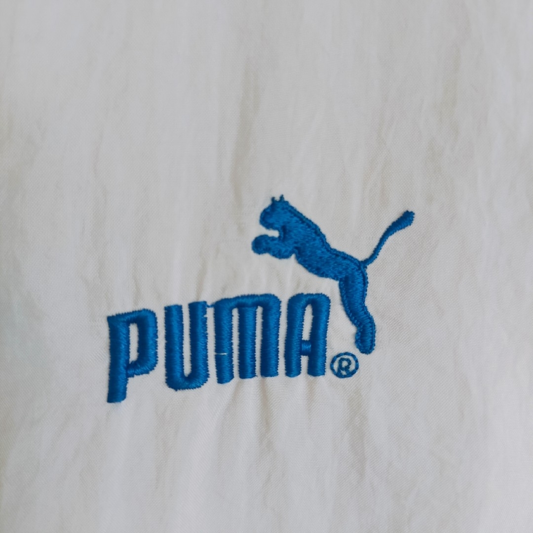 PUMA(プーマ)の90s PUMA プーマ　ナイロンジャケット　ロゴ刺繍　L メンズのジャケット/アウター(ナイロンジャケット)の商品写真