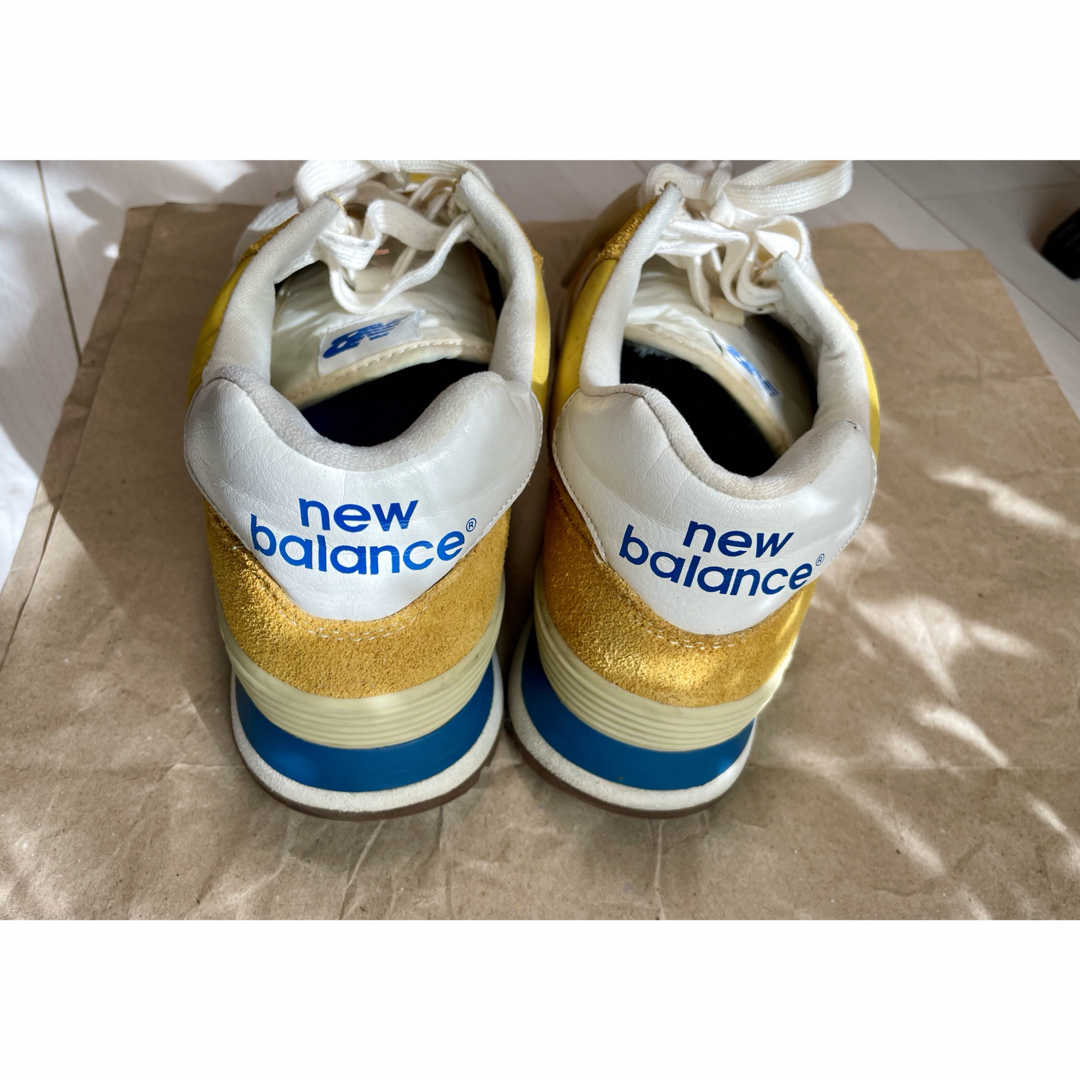 New Balance(ニューバランス)のニューバランス New Balance NB ML574 クラシック　マスタード メンズの靴/シューズ(スニーカー)の商品写真