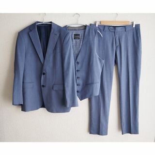 希少 ZARA MAN シアサッカー セットアップ ジャケット パンツ スーツ