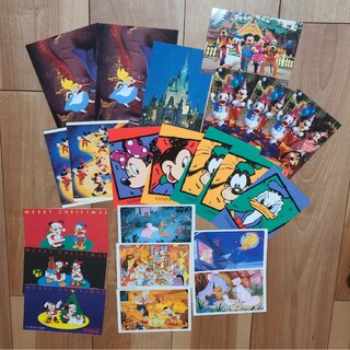 ディズニー(Disney)のディズニーポストカード22枚(使用済み切手/官製はがき)