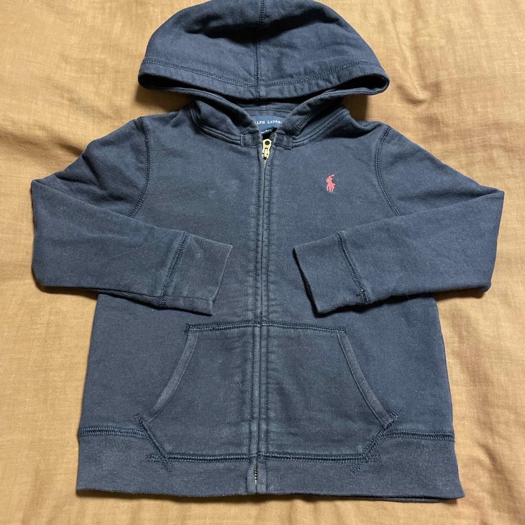 POLO RALPH LAUREN(ポロラルフローレン)のラルフローレン RALPH LAUREN ジップアップ スウェット パーカー  キッズ/ベビー/マタニティのキッズ服女の子用(90cm~)(カーディガン)の商品写真