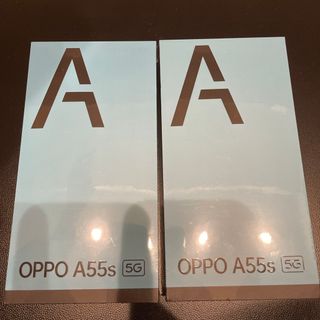 オッポ(OPPO)の Oppo a55s5g 　本体　ブラック　SIMフリー 新品未使用 (スマートフォン本体)