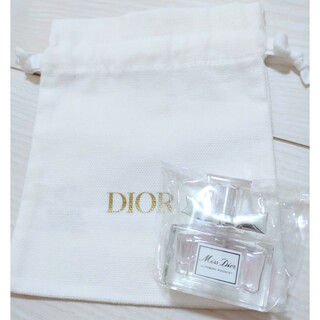 クリスチャンディオール(Christian Dior)のディオール　ミスディオール　ブルーミングブーケ　7.5　ノベルティ　巾着(ノベルティグッズ)