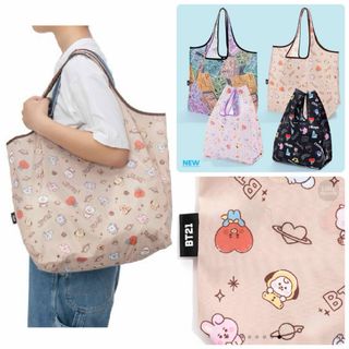 ビーティーイシビル(BT21)の《完売品》【新品】ベビー エコバッグ（スケッチ） 肩掛け BT21 BTS レア(エコバッグ)