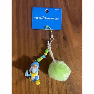 ディズニー(Disney)の【新品未使用】ベビー　ドナルド　ストラップ(キャラクターグッズ)