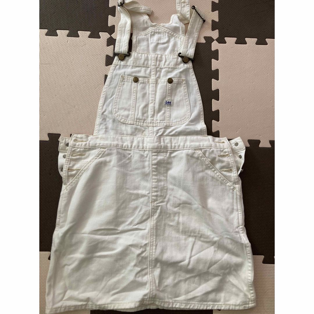 Lee(リー)のLee サロペット  スカート　白 レディースのスカート(ひざ丈スカート)の商品写真