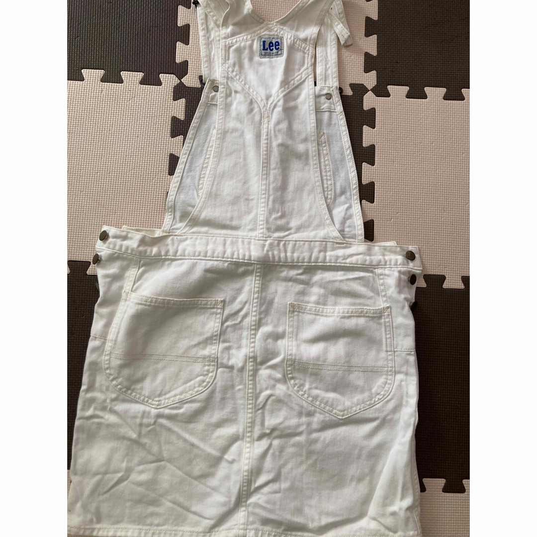 Lee(リー)のLee サロペット  スカート　白 レディースのスカート(ひざ丈スカート)の商品写真