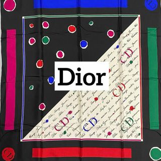 ディオール(Christian Dior) バンダナ/スカーフ(レディース)（ドット 