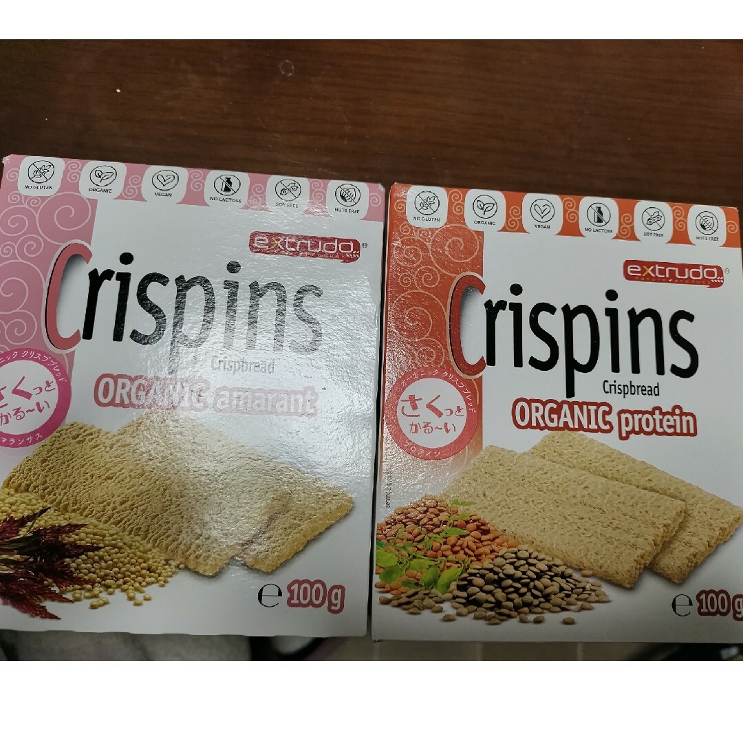 クリスピンズ　オーガニック　クリスプブレッド 食品/飲料/酒の食品(菓子/デザート)の商品写真