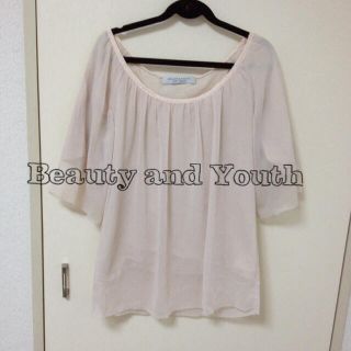 ユナイテッドアローズ(UNITED ARROWS)の♡B＆Y♡シフォントップス(カットソー(半袖/袖なし))