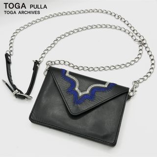 トーガプルラ(TOGA PULLA)の【最終価格】TOGA PULLA Chain Wallet Bag Black(ショルダーバッグ)