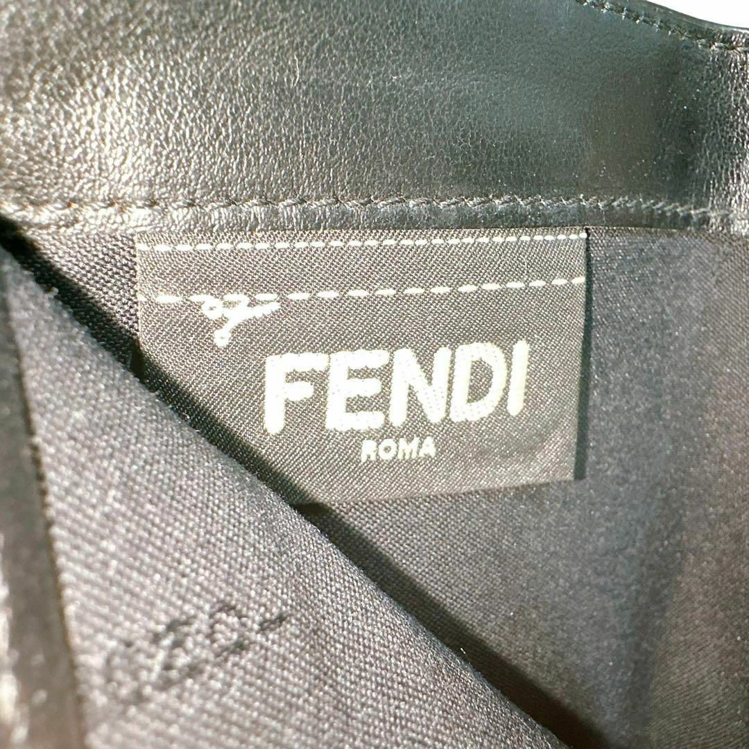 FENDI(フェンディ)のFENDI レザー　ブラック　レディース　長財布 レディースのファッション小物(財布)の商品写真