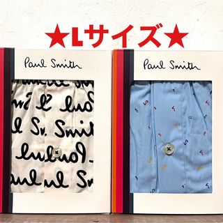 ポールスミス(Paul Smith)の【新品】ポールスミス Lサイズ トランクス 2枚(トランクス)