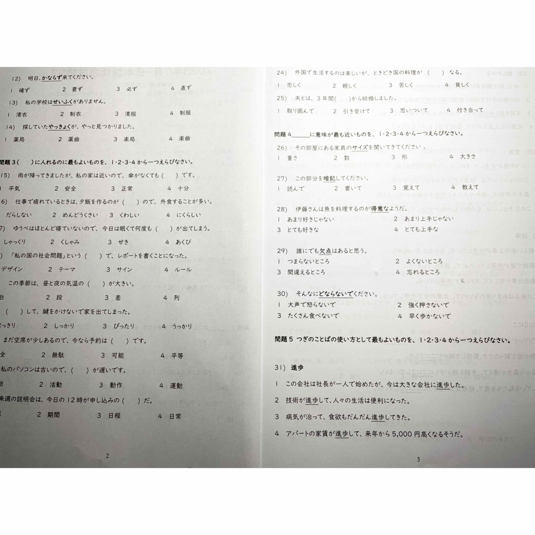 N2真題/日本語能力試験JLPT N2過去問【2010年7月〜2023年12月】 エンタメ/ホビーの本(語学/参考書)の商品写真