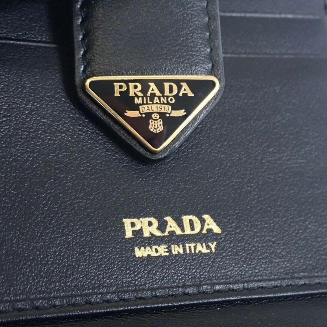 PRADA(プラダ)の【PRADA】　サフィアーノ タブ　折り財布　【二つ折】 レディースのファッション小物(財布)の商品写真