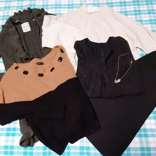 ザラ(ZARA)の新品含＊服まとめ売り＊着まわしコーデセット　5着+ネックレス　＋@(セット/コーデ)