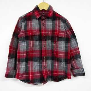 ラルフローレン(Ralph Lauren)のラルフローレン 長袖シャツ ネルシャツ チェック柄 キッズ 男の子用 110サイズ レッド RALPH LAUREN(その他)