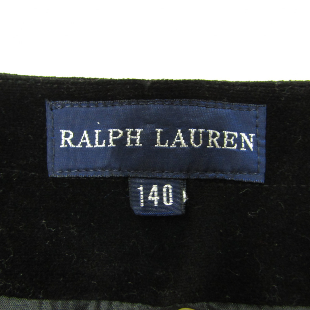 Ralph Lauren(ラルフローレン)のラルフローレン スカート ワンポイント刺繍 キッズ 女の子用 140サイズ ブラック RALPH LAUREN キッズ/ベビー/マタニティのキッズ服女の子用(90cm~)(スカート)の商品写真