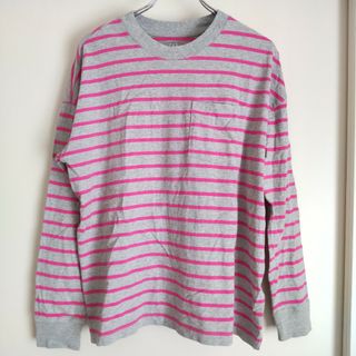 GAP - GAP ロングTシャツ 長袖 スカイブルー オーバーサイズ Mの通販