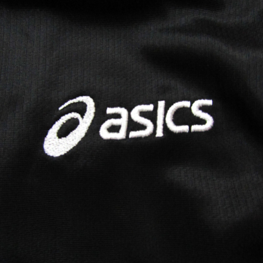 asics(アシックス)のアシックス ジップアップジャージ スポーツウエア キッズ 女の子用 130サイズ ブラック asics キッズ/ベビー/マタニティのキッズ服女の子用(90cm~)(Tシャツ/カットソー)の商品写真