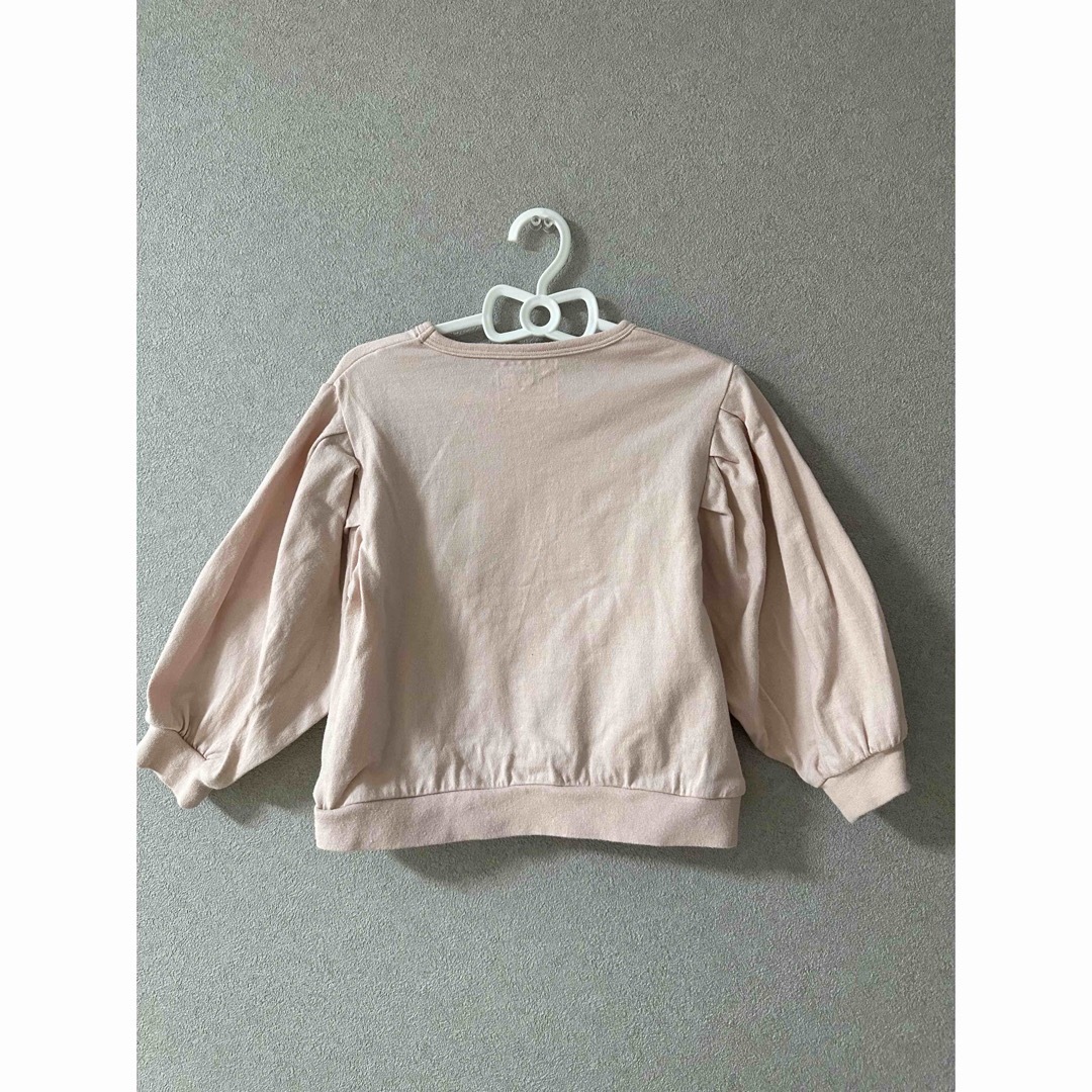 Lee(リー)のLee トレーナー 長袖トップス ハート ピンク 100cm キッズ/ベビー/マタニティのキッズ服女の子用(90cm~)(Tシャツ/カットソー)の商品写真