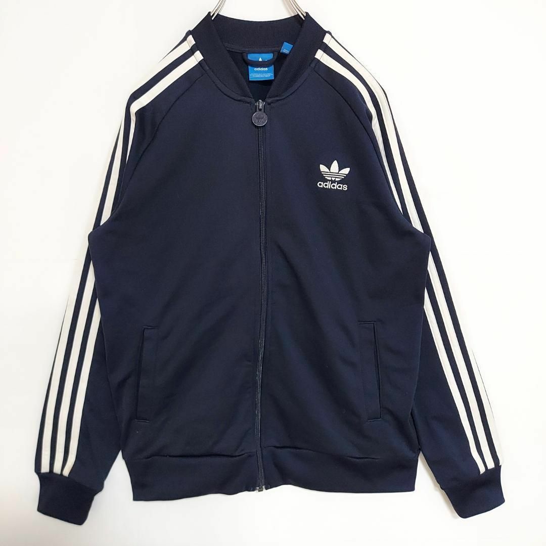 adidas - アディダス adidas トラックジャケット 紺 ネイビー adidas - アディダス adidas トラックジャケット 紺 ネイビー