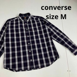 コンバース(CONVERSE)のconverse コンバース　チェック柄　シャツ　古着　長袖(シャツ)