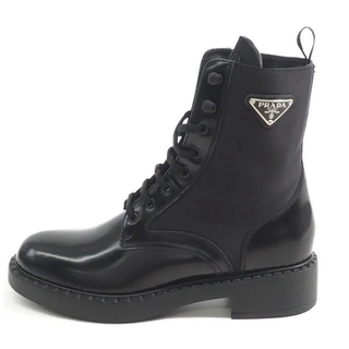 プラダ(PRADA)のPRADA Re-Nylon boots black:39.5(ブーツ)