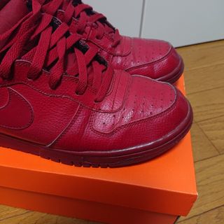 ナイキ(NIKE)のNIKE ナイキ ハイカット スニーカー 赤 RED  レッド  メンズ(スニーカー)