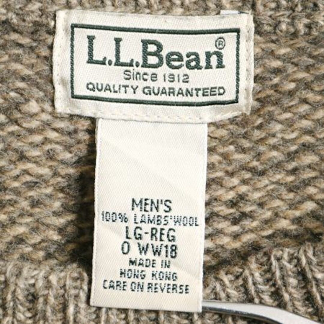 L.L BAEN エルエルビーン  Knit men's XL グレージュ