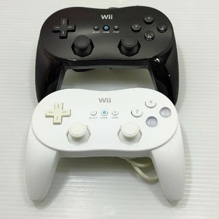 ウィー(Wii)の【動作確認済み】任天堂 Wii  Wiiu クラシックコントローラ PRO(家庭用ゲーム機本体)