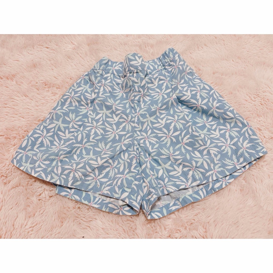 花柄ショートパンツ、ハーフパンツ キッズ/ベビー/マタニティのキッズ服女の子用(90cm~)(パンツ/スパッツ)の商品写真