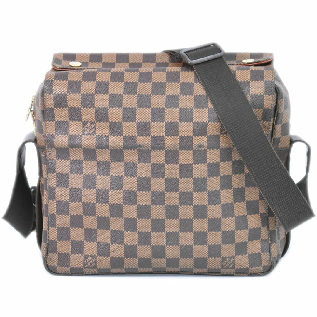 LOUIS VUITTON(ルイヴィトン)の本物 ルイヴィトン LOUIS VUITTON LV ナヴィグリオ ダミエ エベヌ ショルダーバッグ メッセンジャーバッグ ブラウン N45255 Naviglio ビトン バッグ 中古 メンズのバッグ(ショルダーバッグ)の商品写真