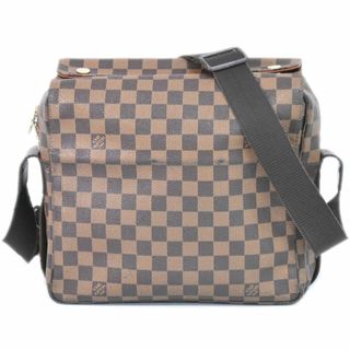 ルイヴィトン(LOUIS VUITTON)の本物 ルイヴィトン LOUIS VUITTON LV ナヴィグリオ ダミエ エベヌ ショルダーバッグ メッセンジャーバッグ ブラウン N45255 Naviglio ビトン バッグ 中古(ショルダーバッグ)