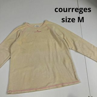 クレージュ(Courreges)のcourreges クレージュ　ロンT ラグランスリーブ　古着女子　オールド(カットソー(長袖/七分))