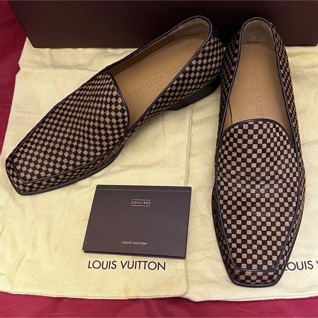 LOUIS VUITTON(ルイヴィトン)のルイヴィトン　ダミエハラコビジネスシューズ メンズの靴/シューズ(ドレス/ビジネス)の商品写真