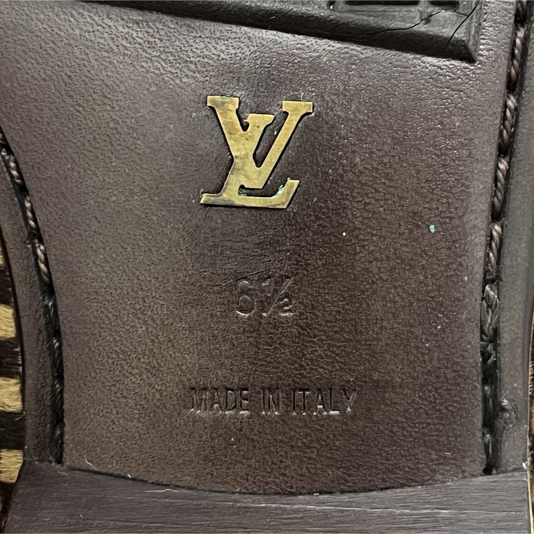 LOUIS VUITTON(ルイヴィトン)のルイヴィトン　ダミエハラコビジネスシューズ メンズの靴/シューズ(ドレス/ビジネス)の商品写真